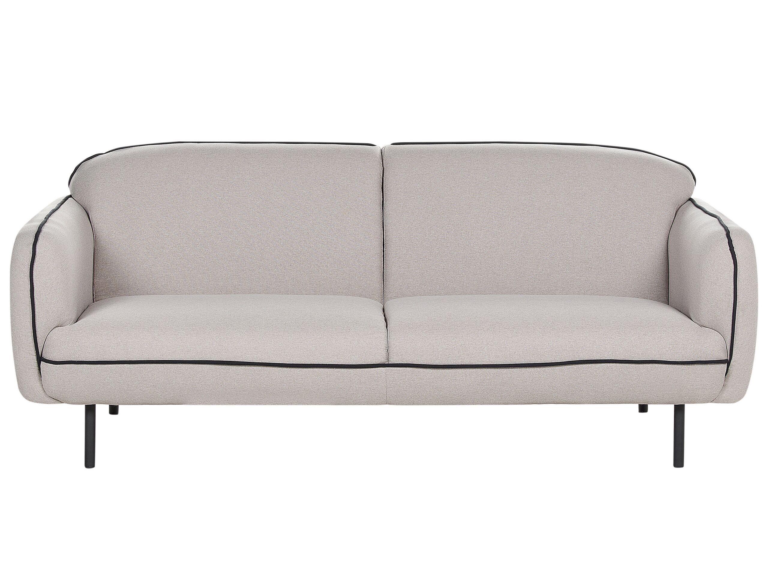 SENALE Fabric 3 Seater Sofa - Light Grey