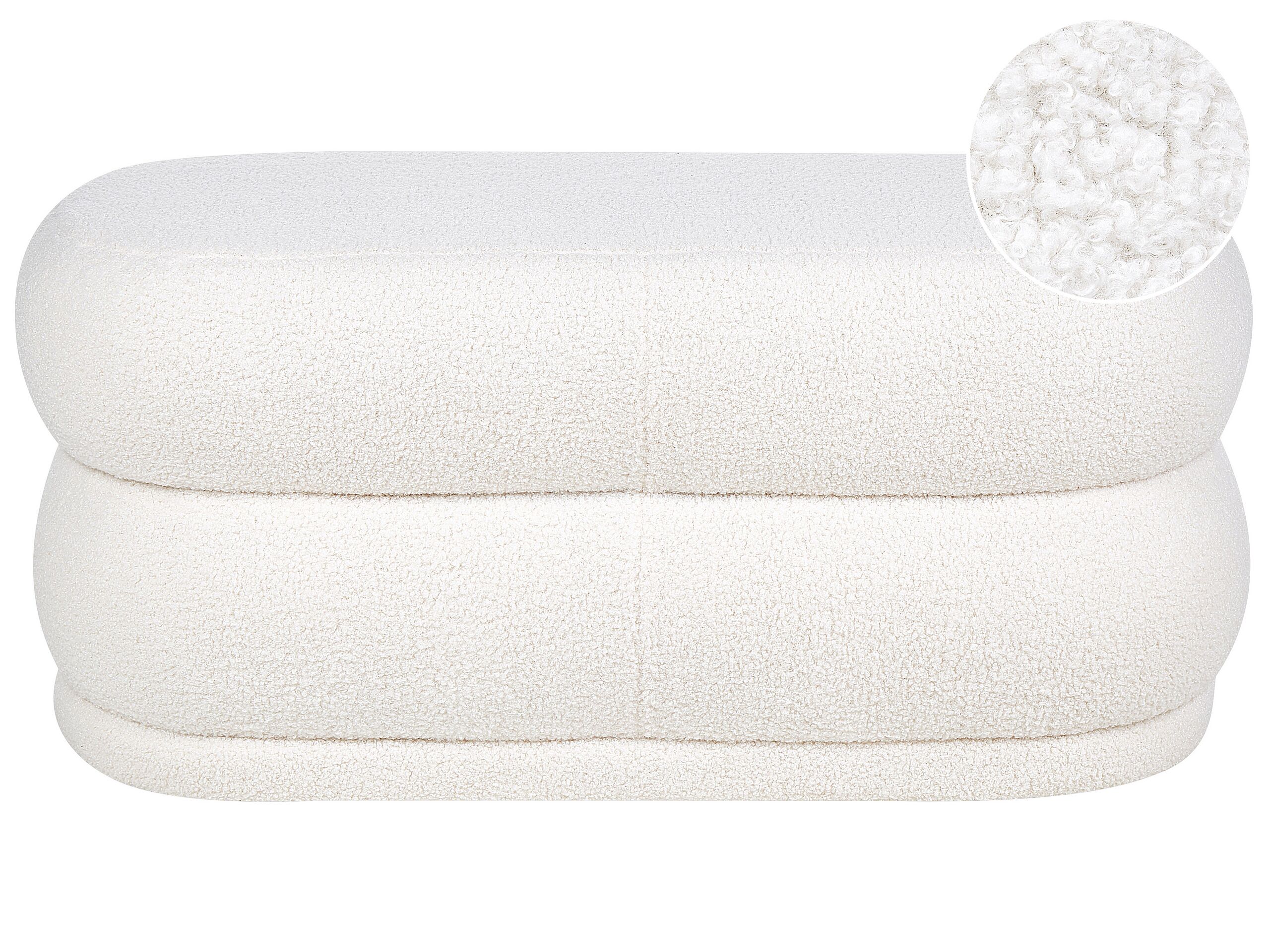 Boucle Bench White ELLENDALE