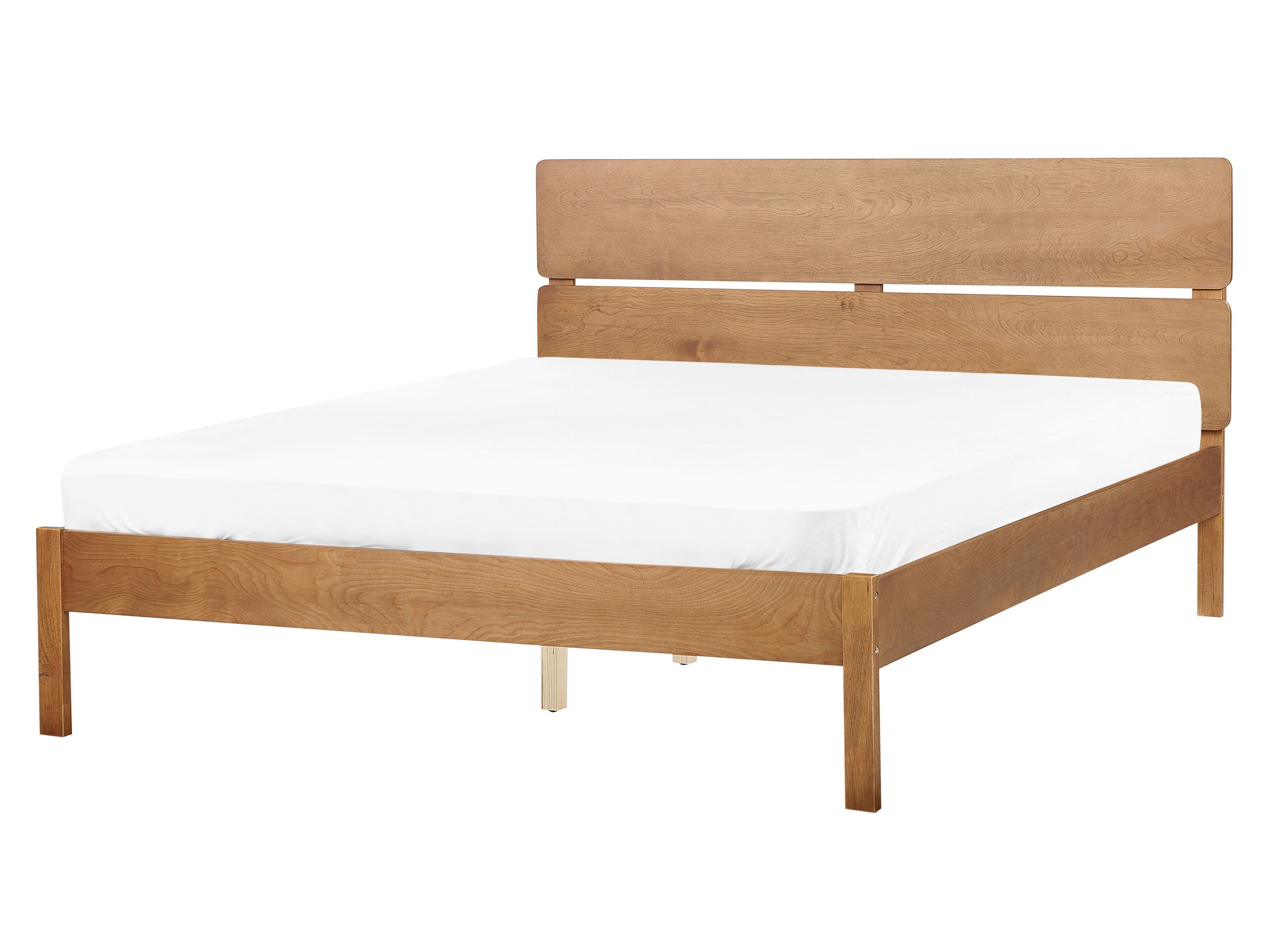 Wooden EU King Size Bed Light BOISSET