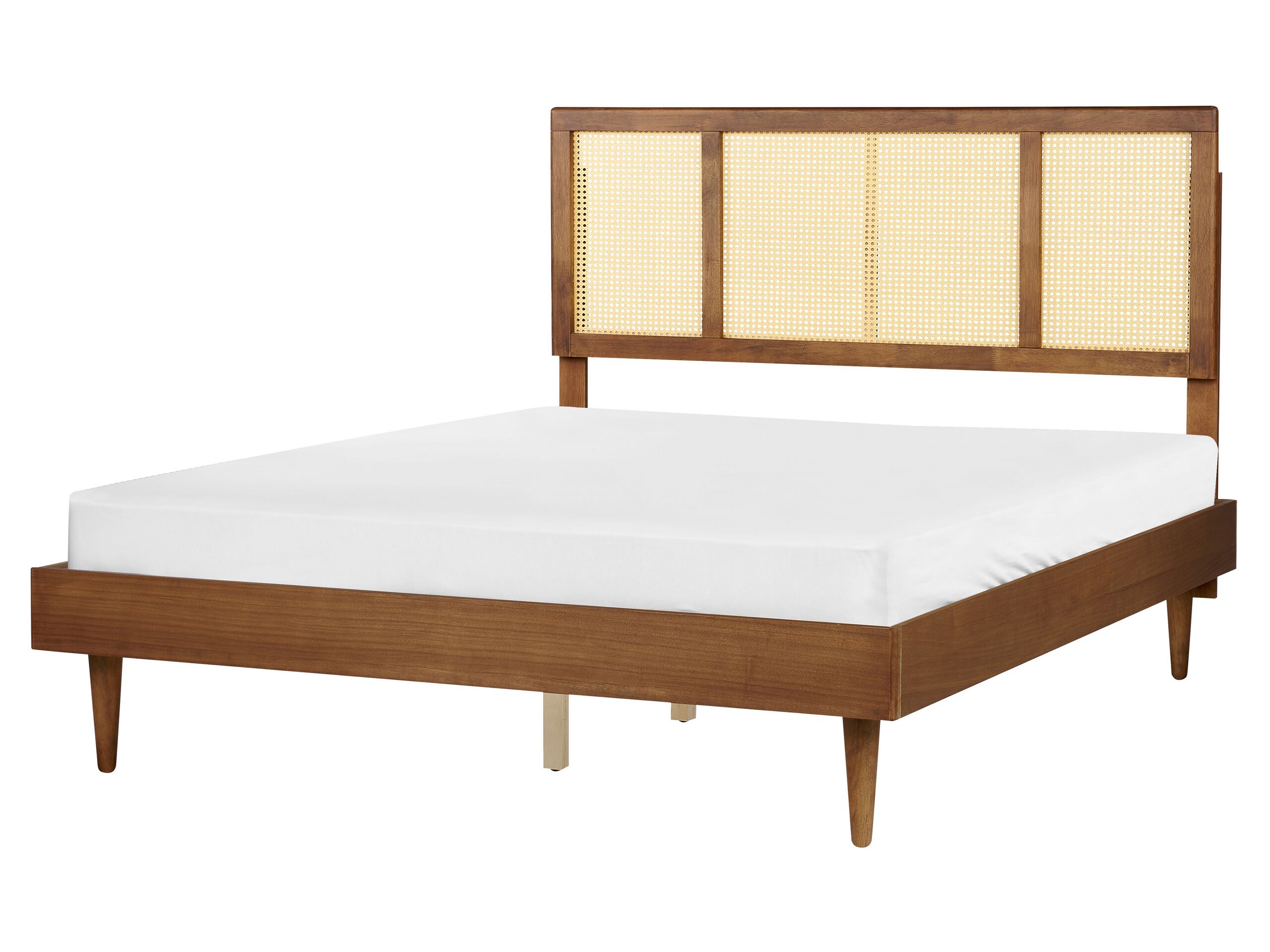 Wooden EU King Size Bed Light AURAY