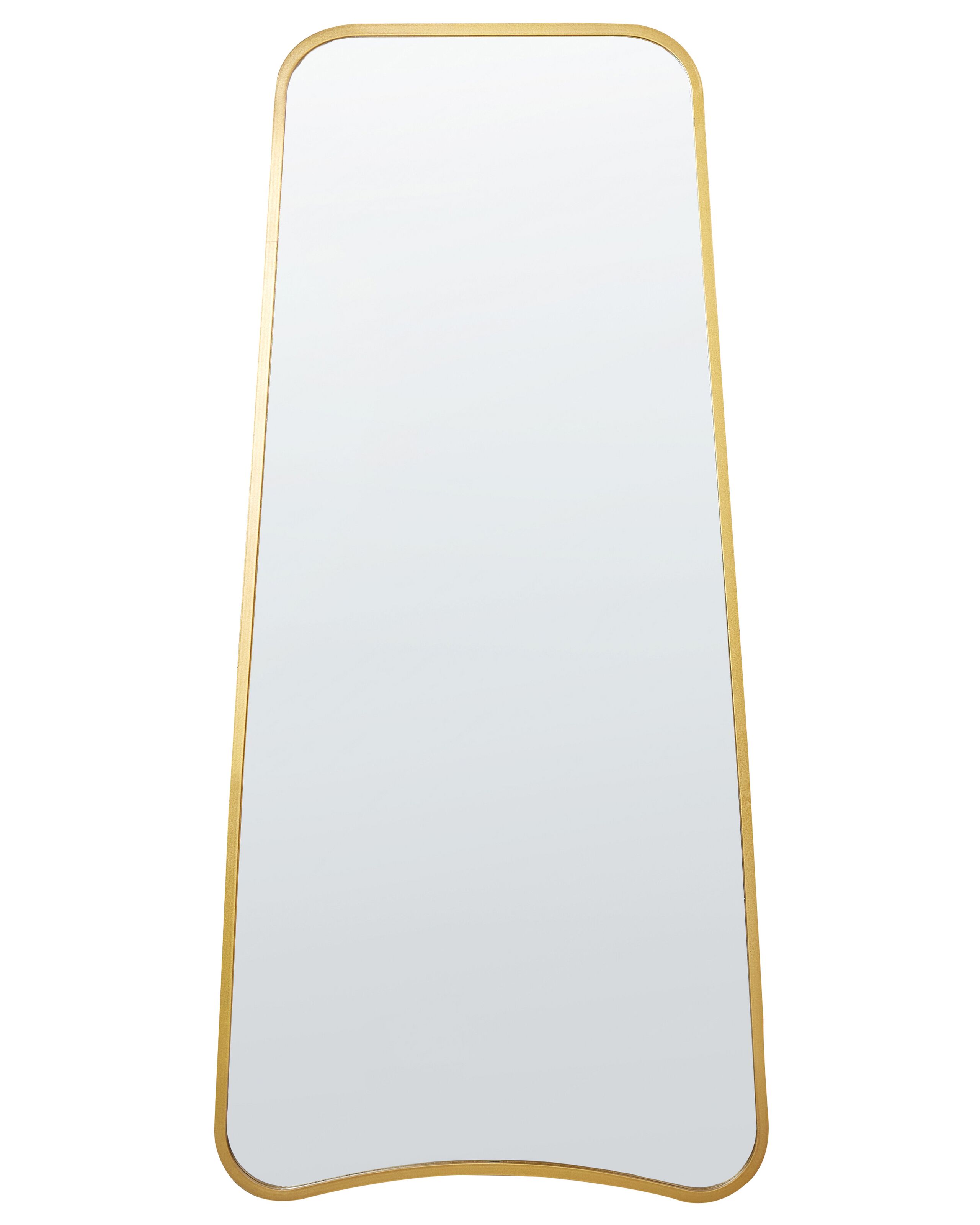 Metal Wall Mirror 58x122cm Gold