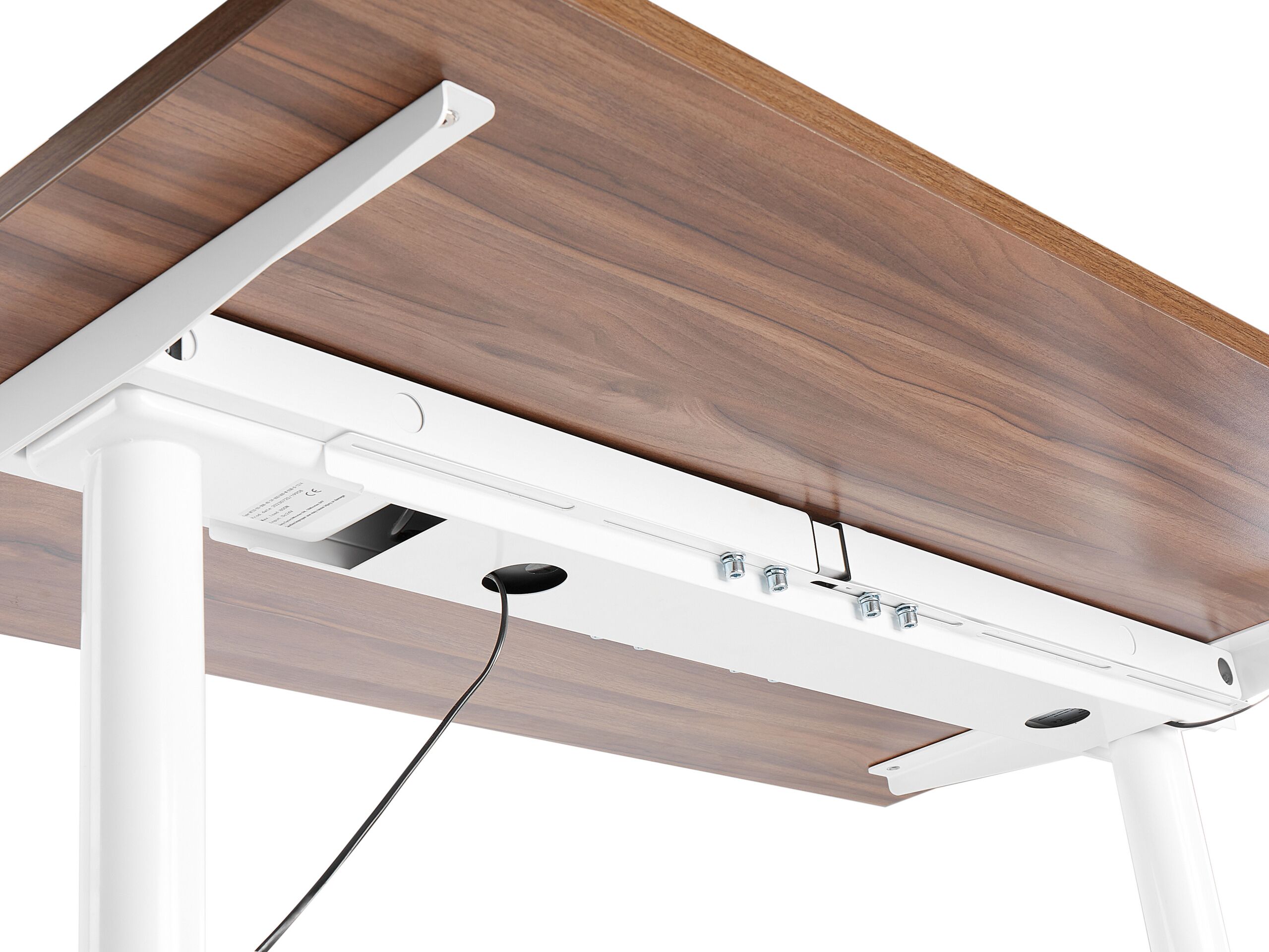 Cable Tray for Electric Adjustable Desk White TRACIE