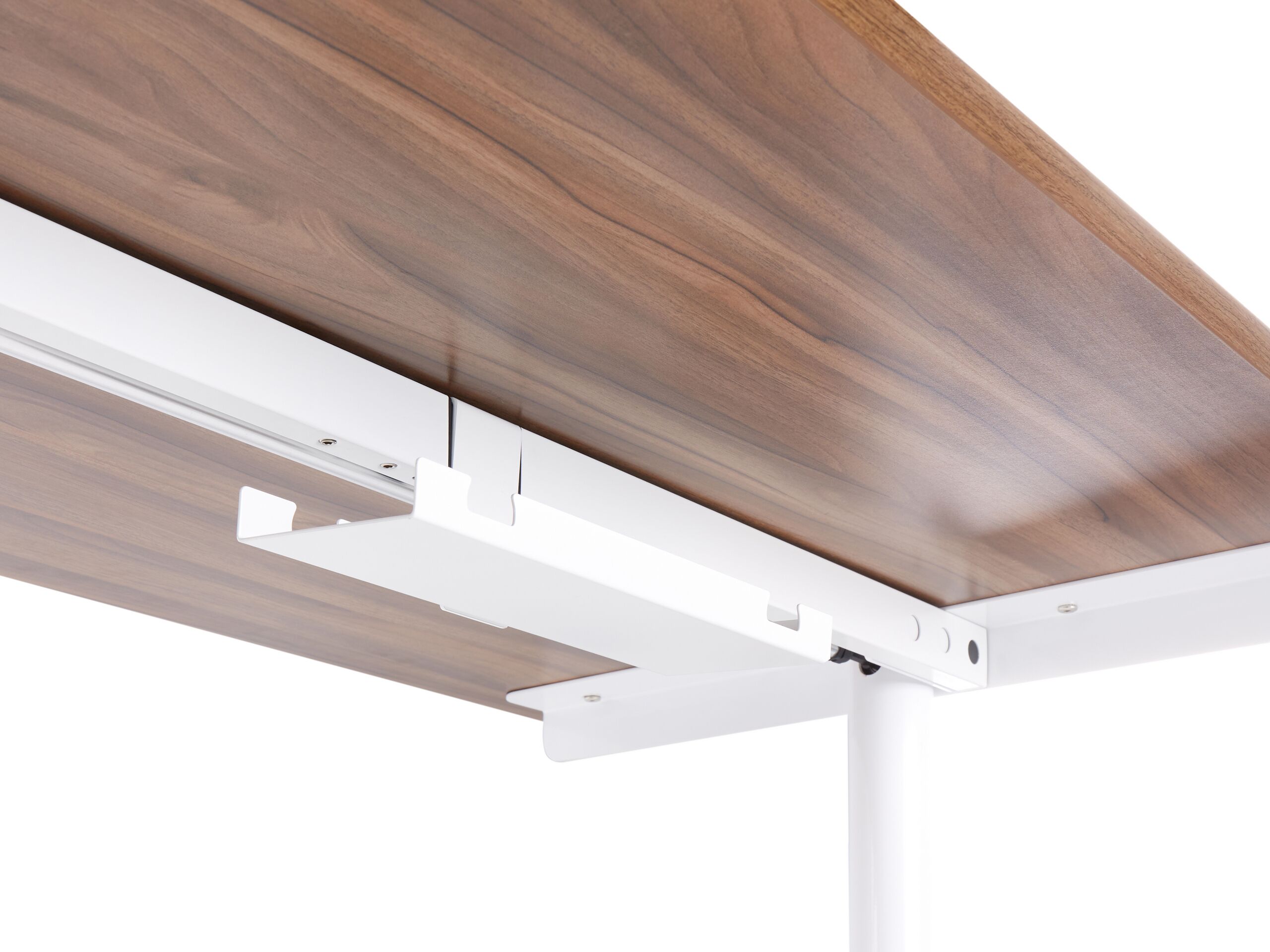Cable Tray for Manual Adjustable Desk White TRACIE
