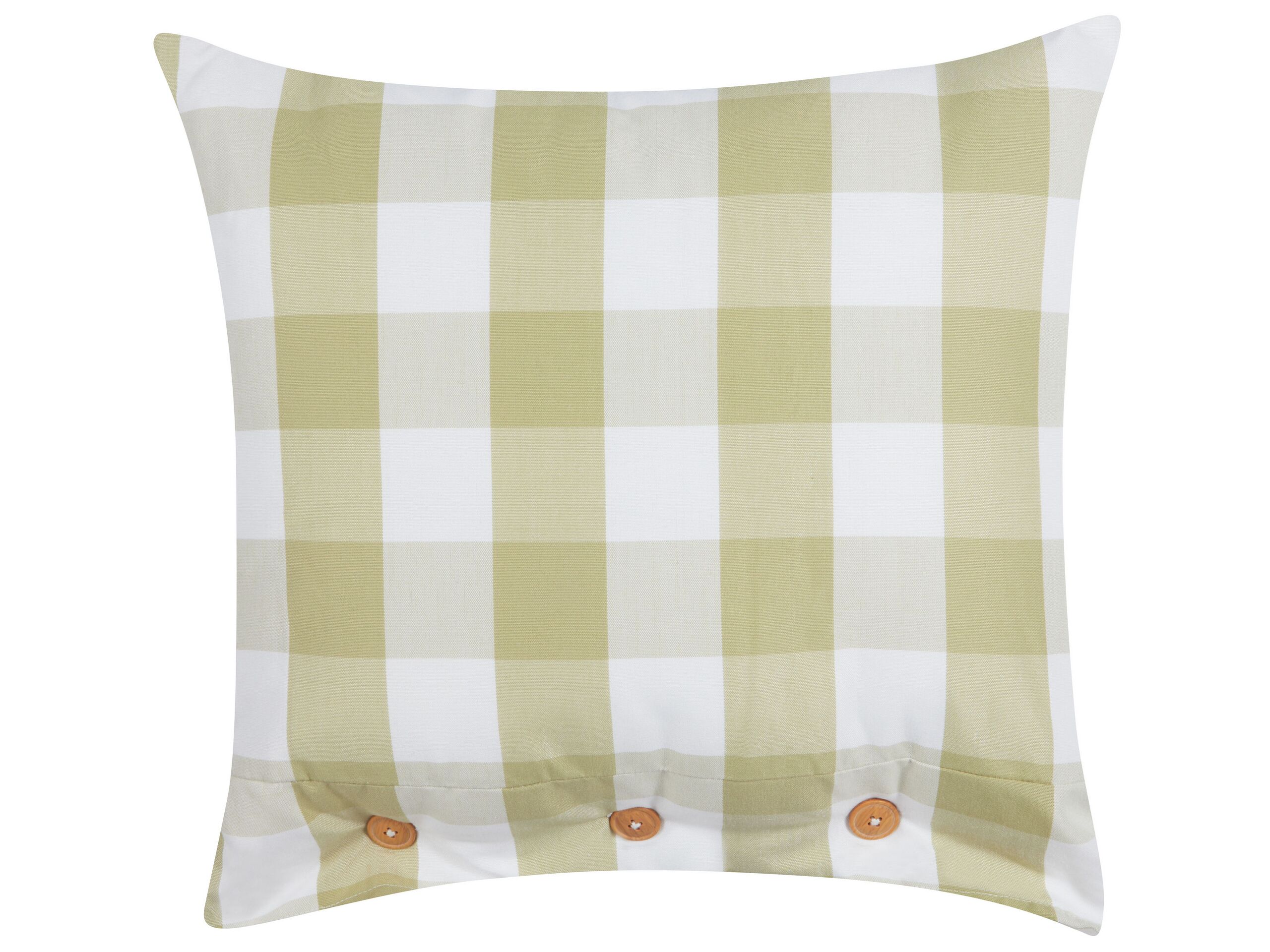 Cushion Checked 45x45cm Green