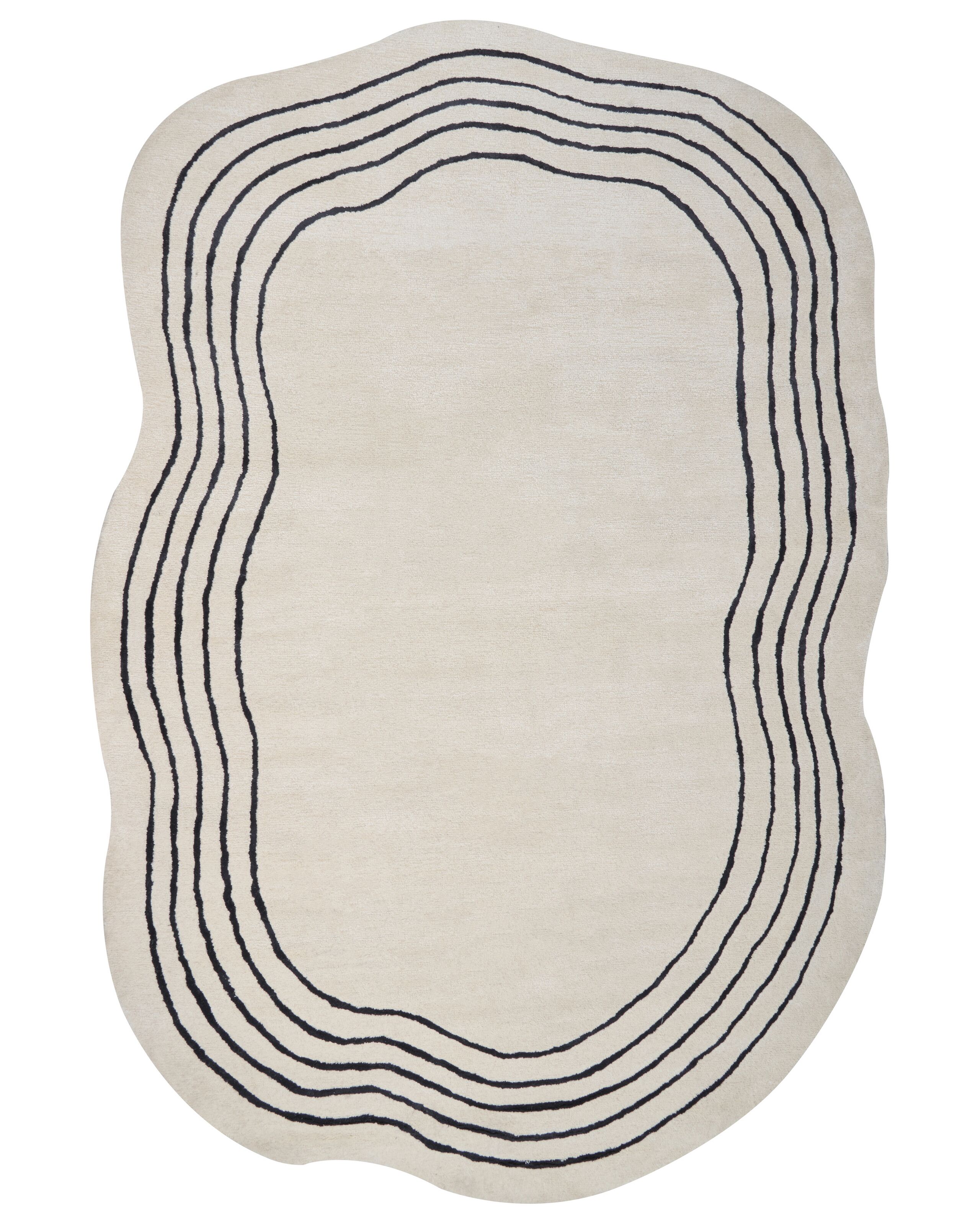 Viscose Area Rug 200x300cm Beige
