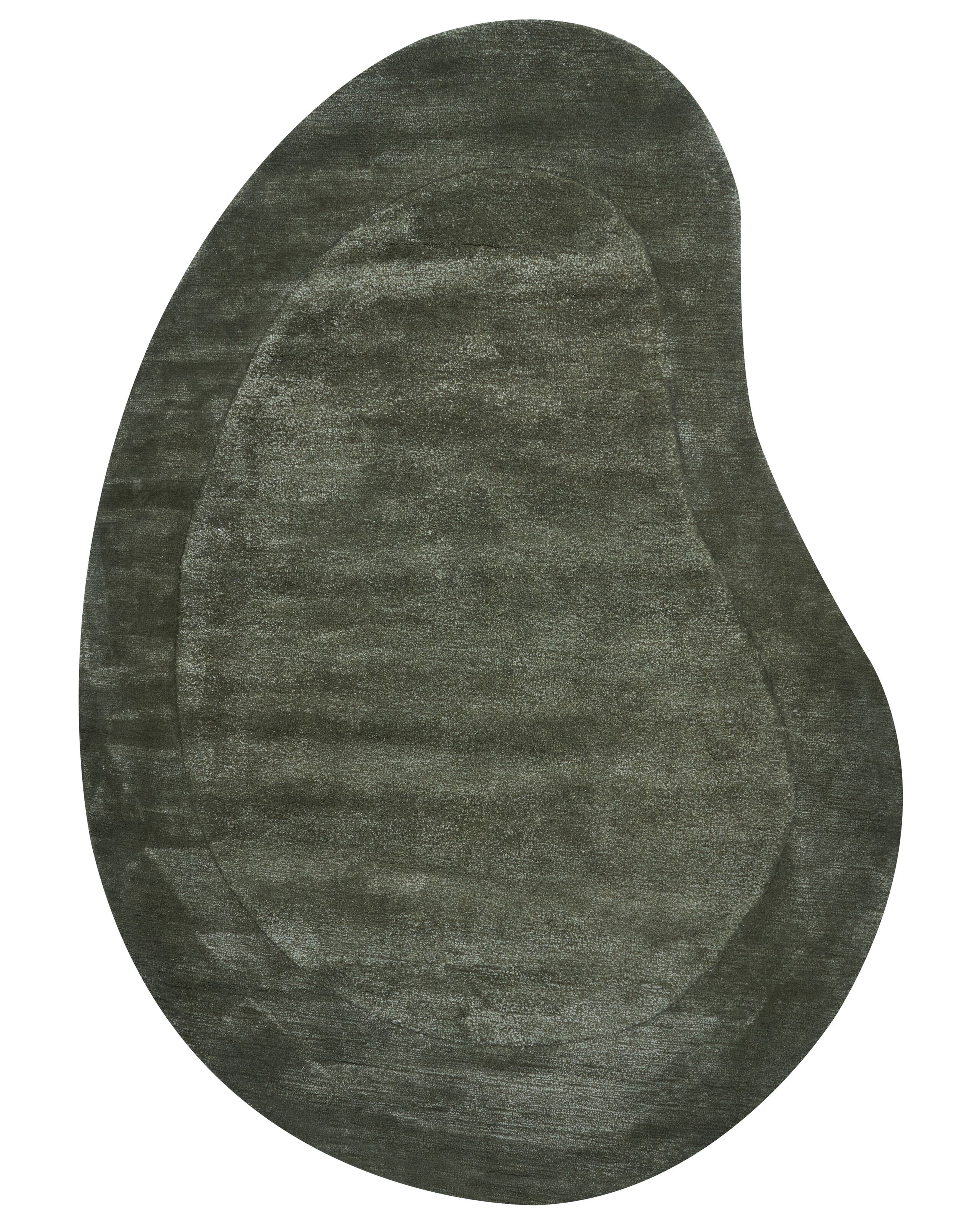 Viscose Area Rug 160x230cm Green