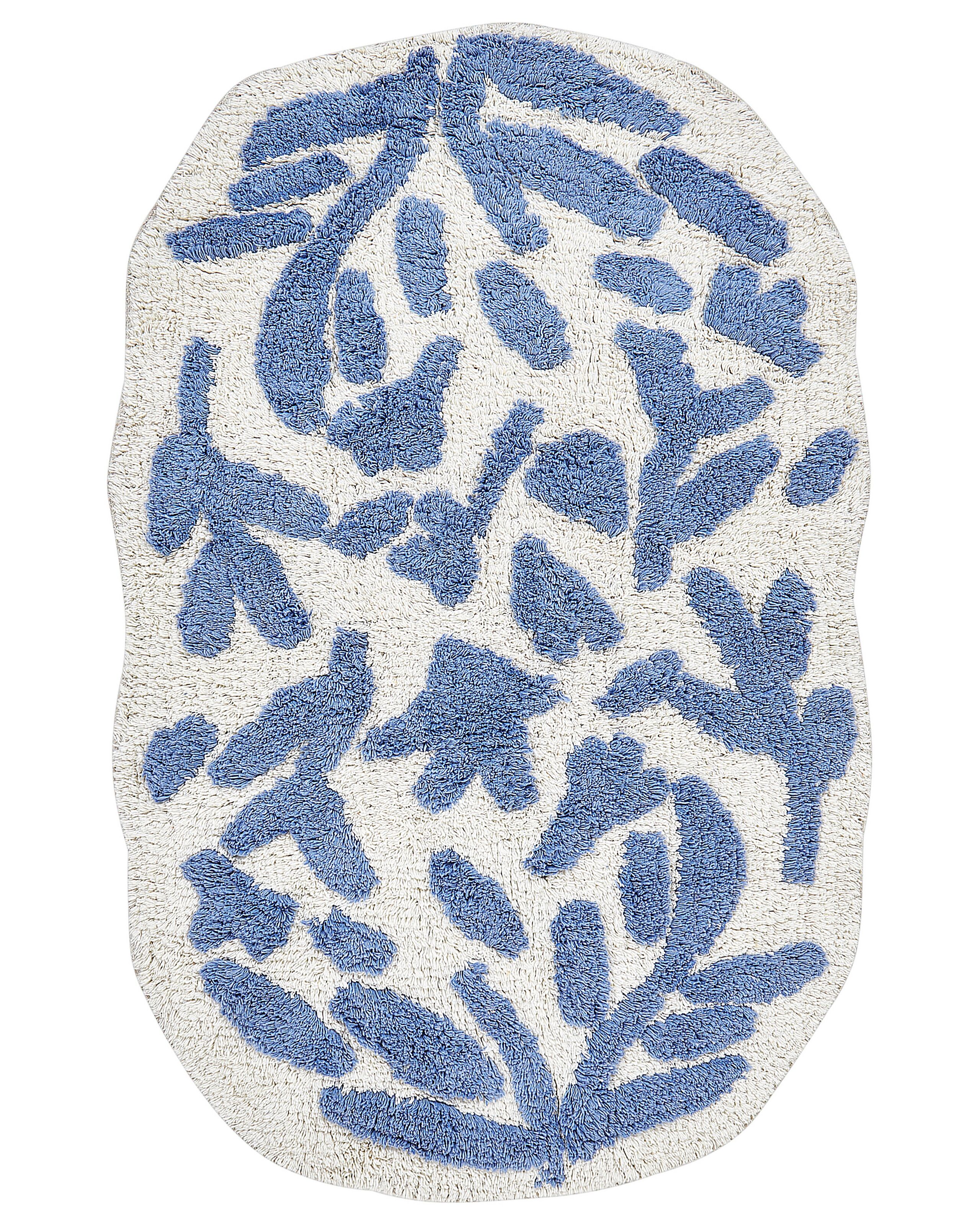 Cotton Bath Mat 60x90cm Blue