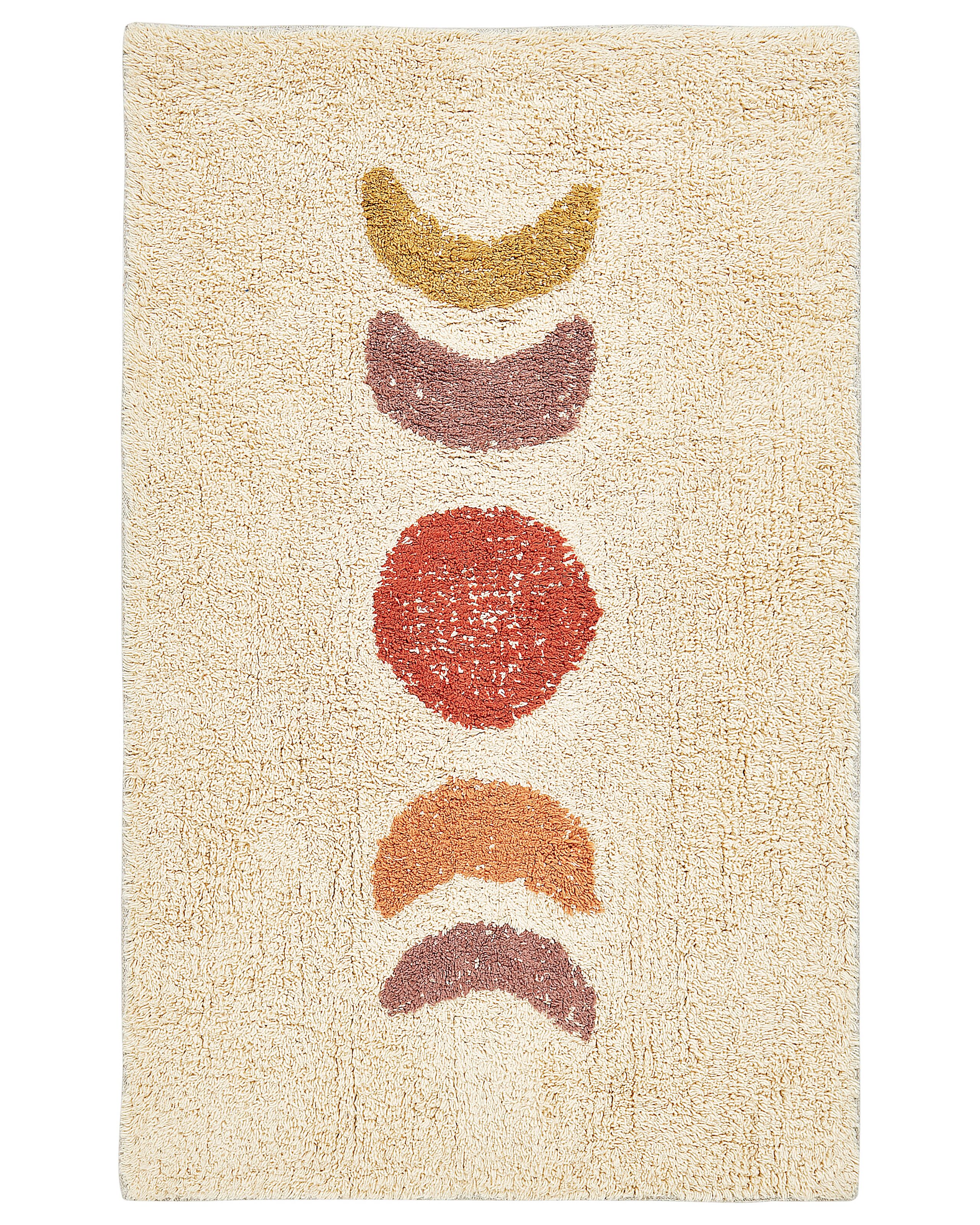 Cotton Bath Mat 50x80cm Beige