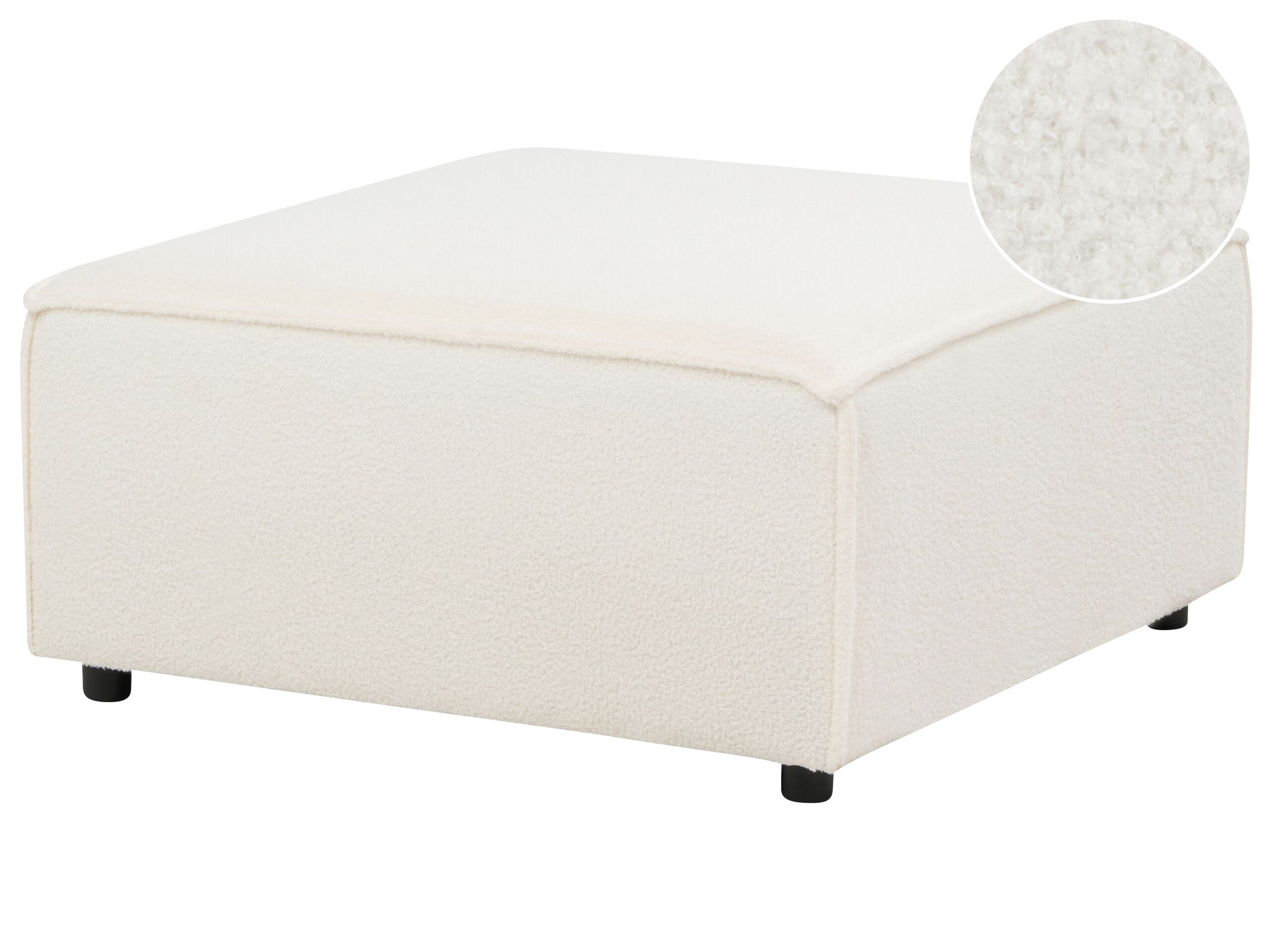 Boucle Ottoman White APRICA