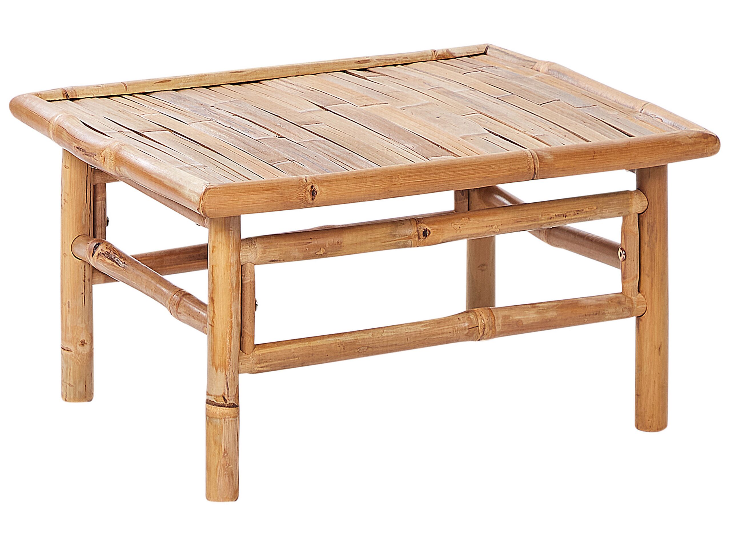 Bamboo Coffee Table 64 x 55 cm Light CERRETO