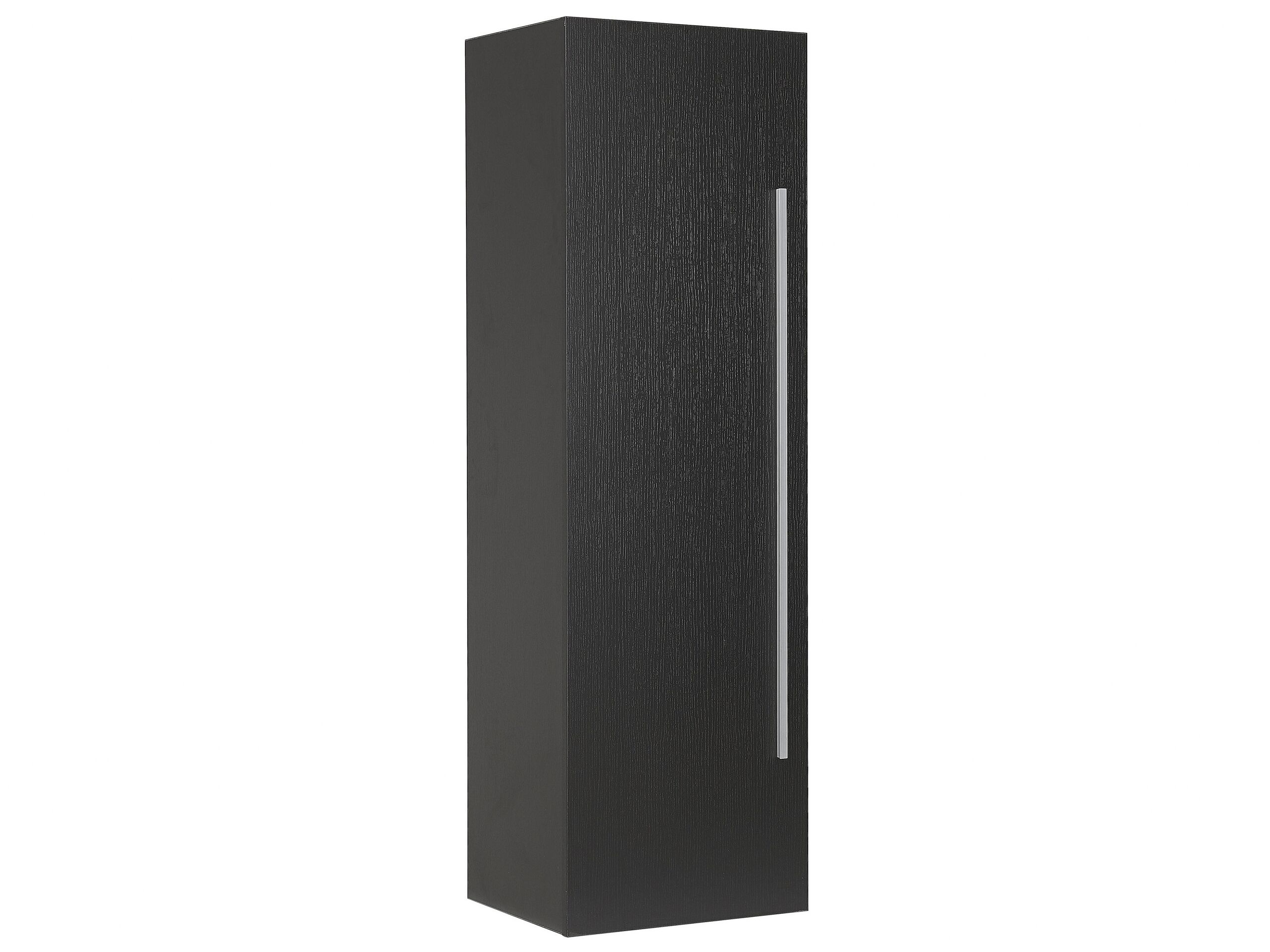Bathroom Wall Cabinet Black MATARO
