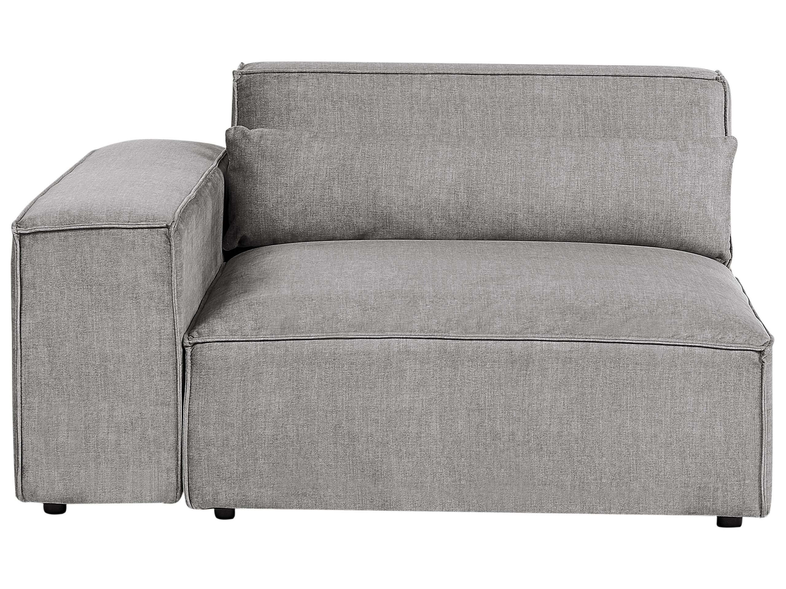 Right Hand Fabric Seat Section Grey HELLNAR