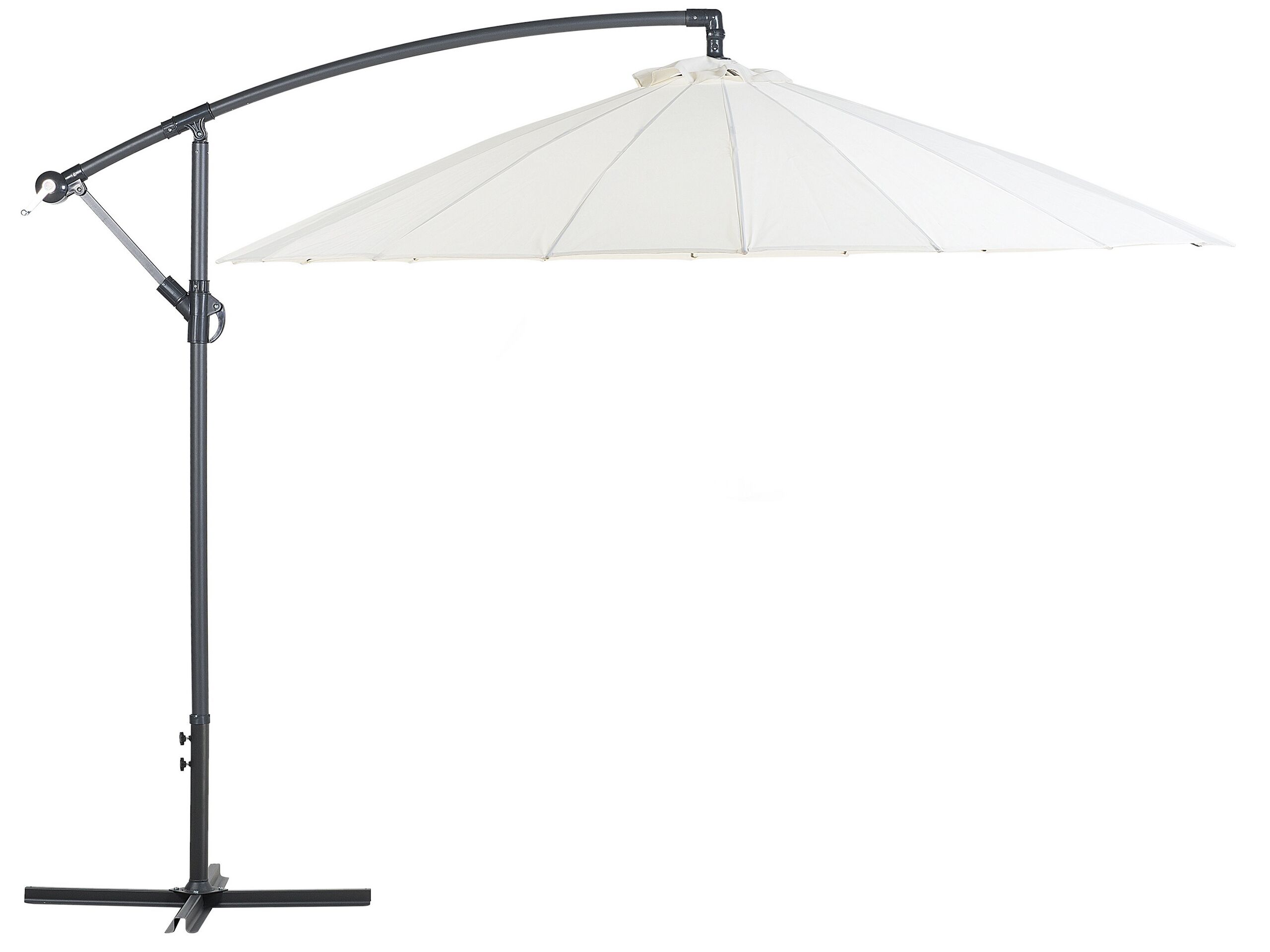 Cantilever Garden Parasol 2.68 m Light Beige CALABRIA II