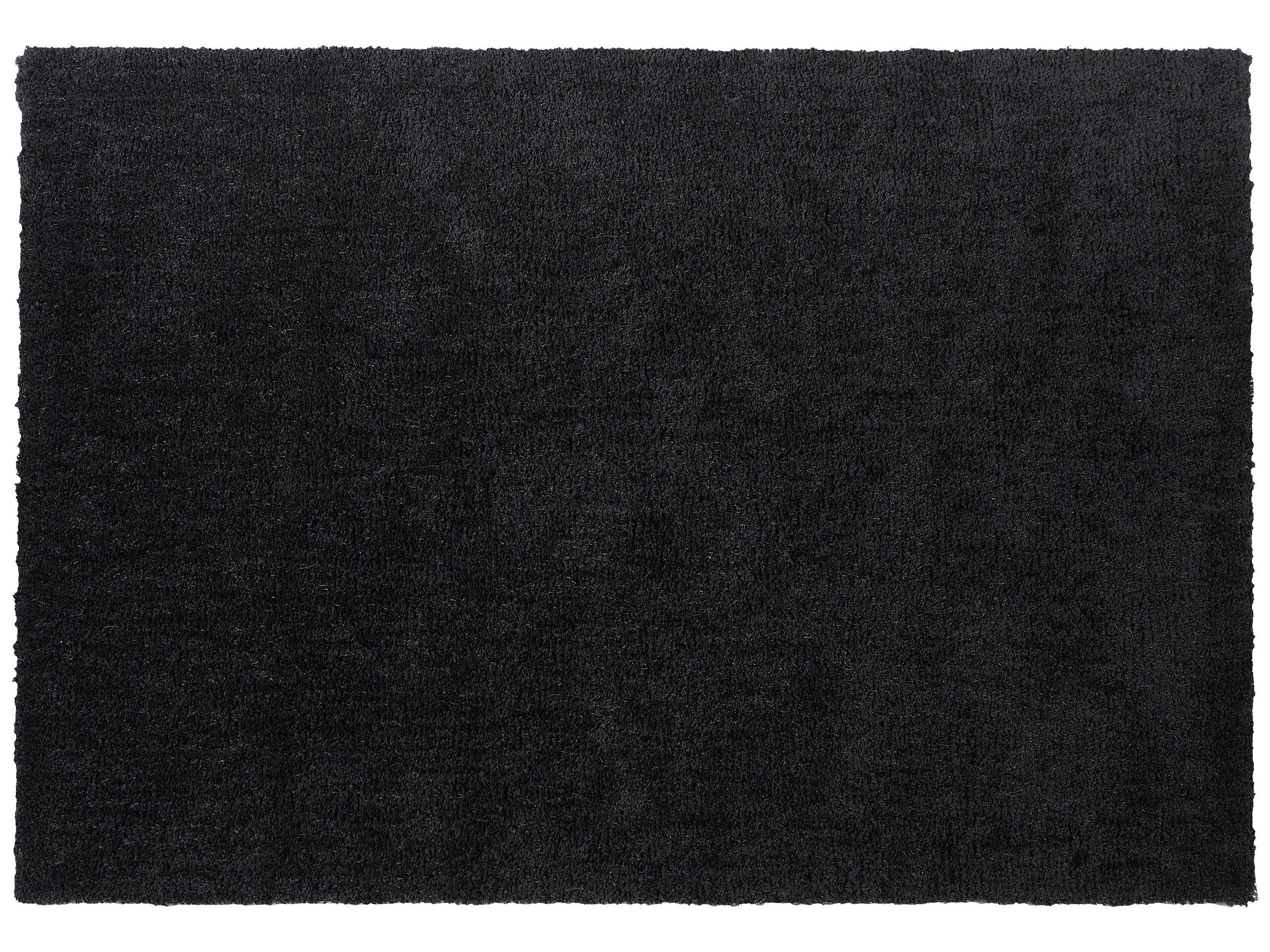 Shaggy Area Rug 160x230cm Black