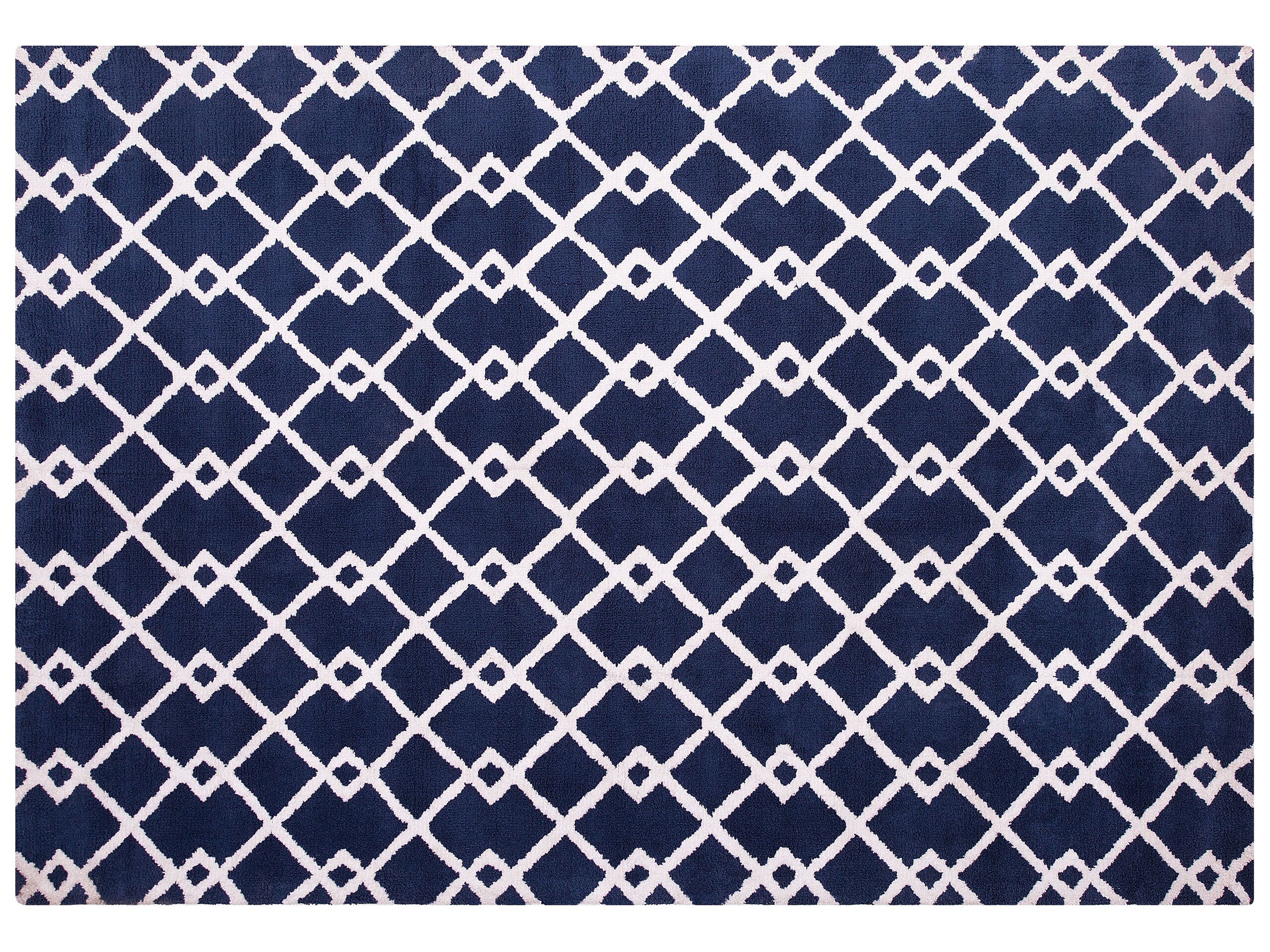 Area Rug 160x230cm Blue