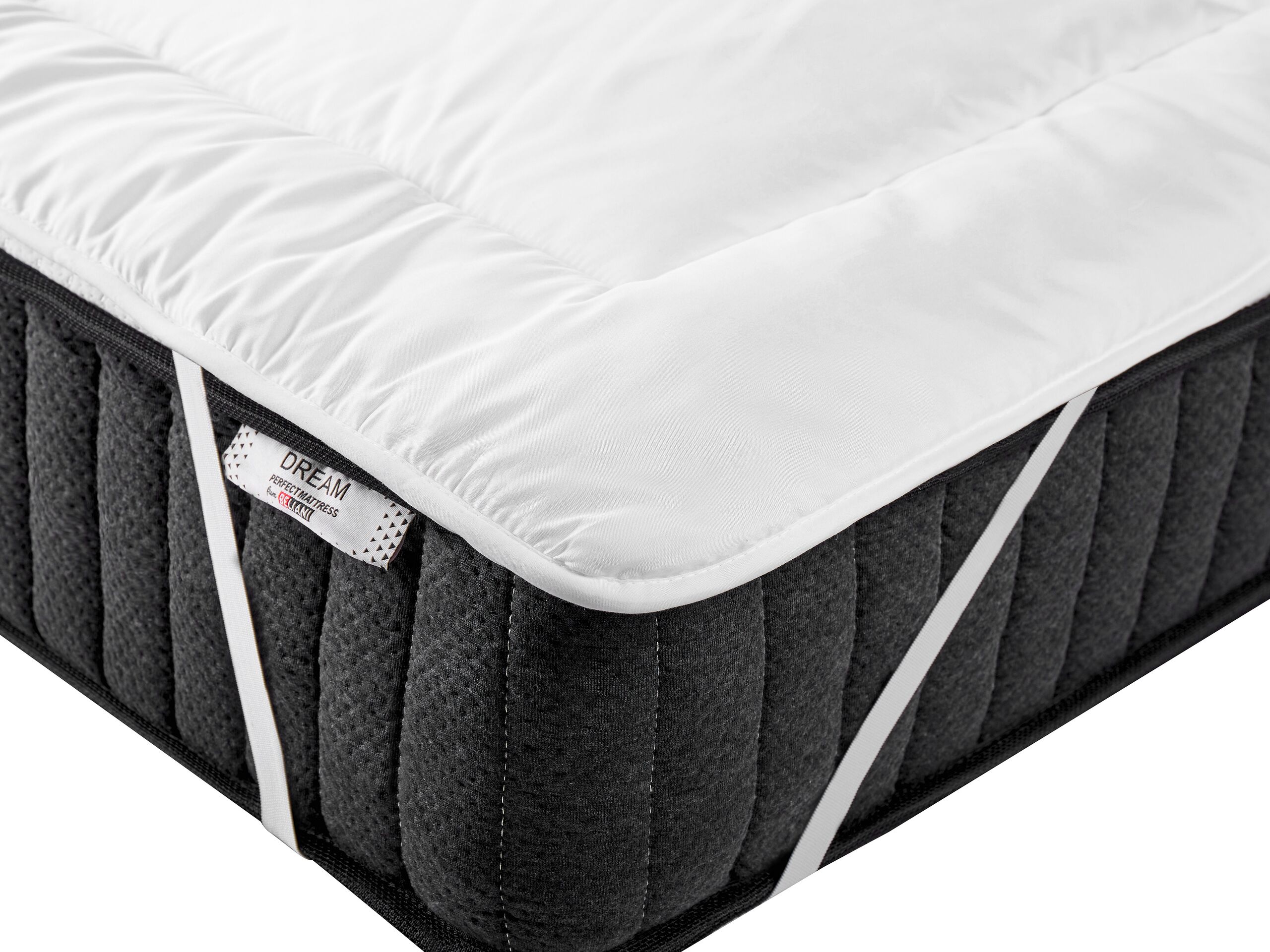 Microfibre Super King Size Mattress Protector 180 x 200 cm AIZKORRI