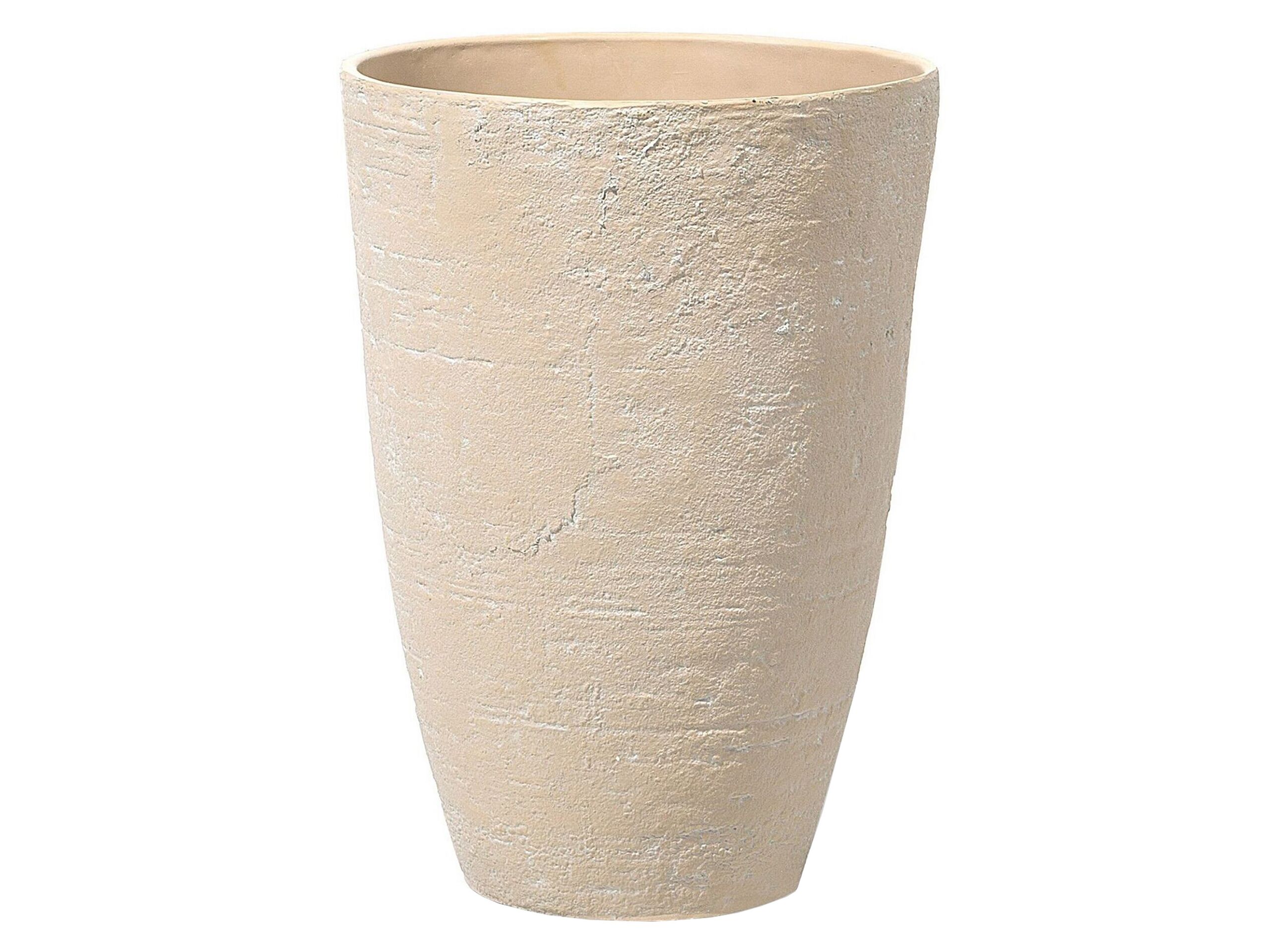 Plant Pot 43 x 43 x 60 cm Beige CAMIA
