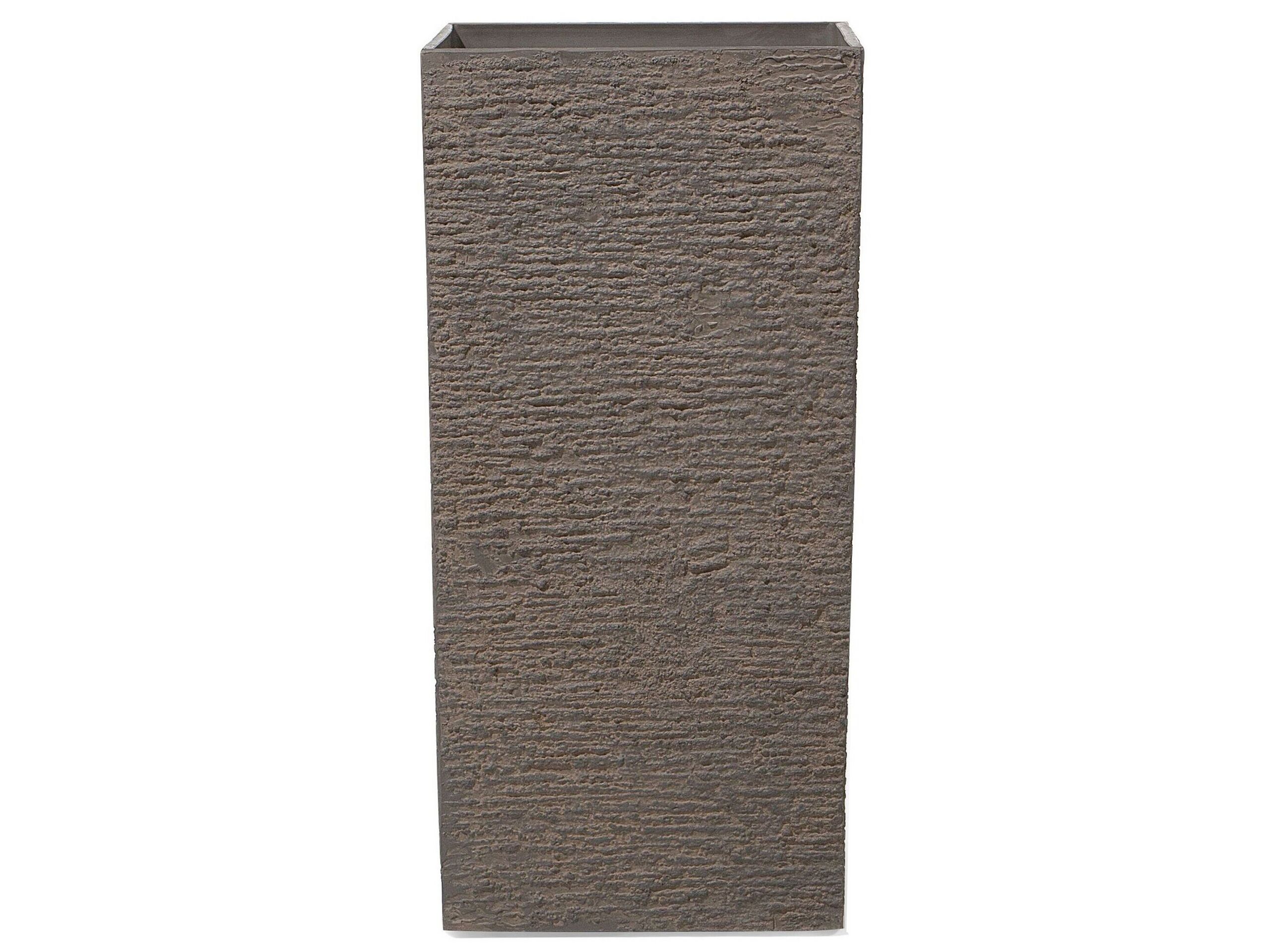 Plant Pot 40 x 40 x 81 cm Brown GAZA