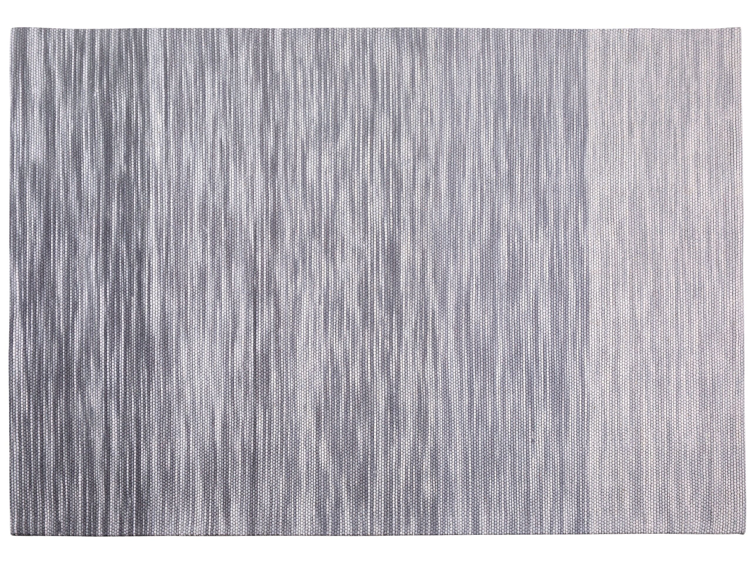 Wool Area Rug 160x230cm Grey