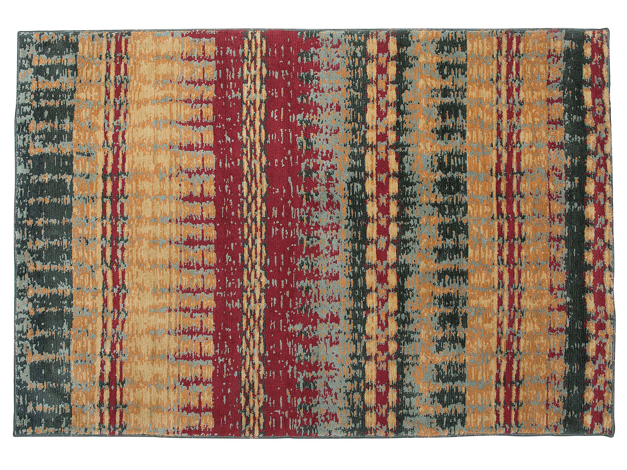 Short Pile Area Rug 140x200cm Multicolour