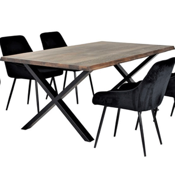 Mariposa Large Solid Oak Table - Smoked Oil