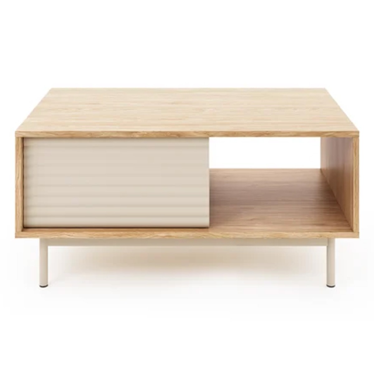 FINA Coffee Table - Oak and Beige
