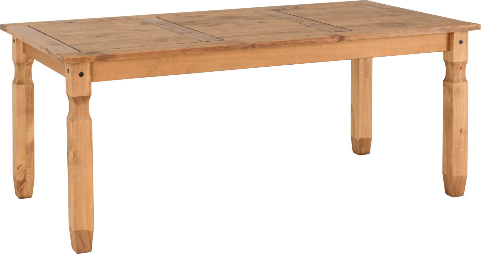 Corona 6' Dining Table - Distressed Waxed Pine