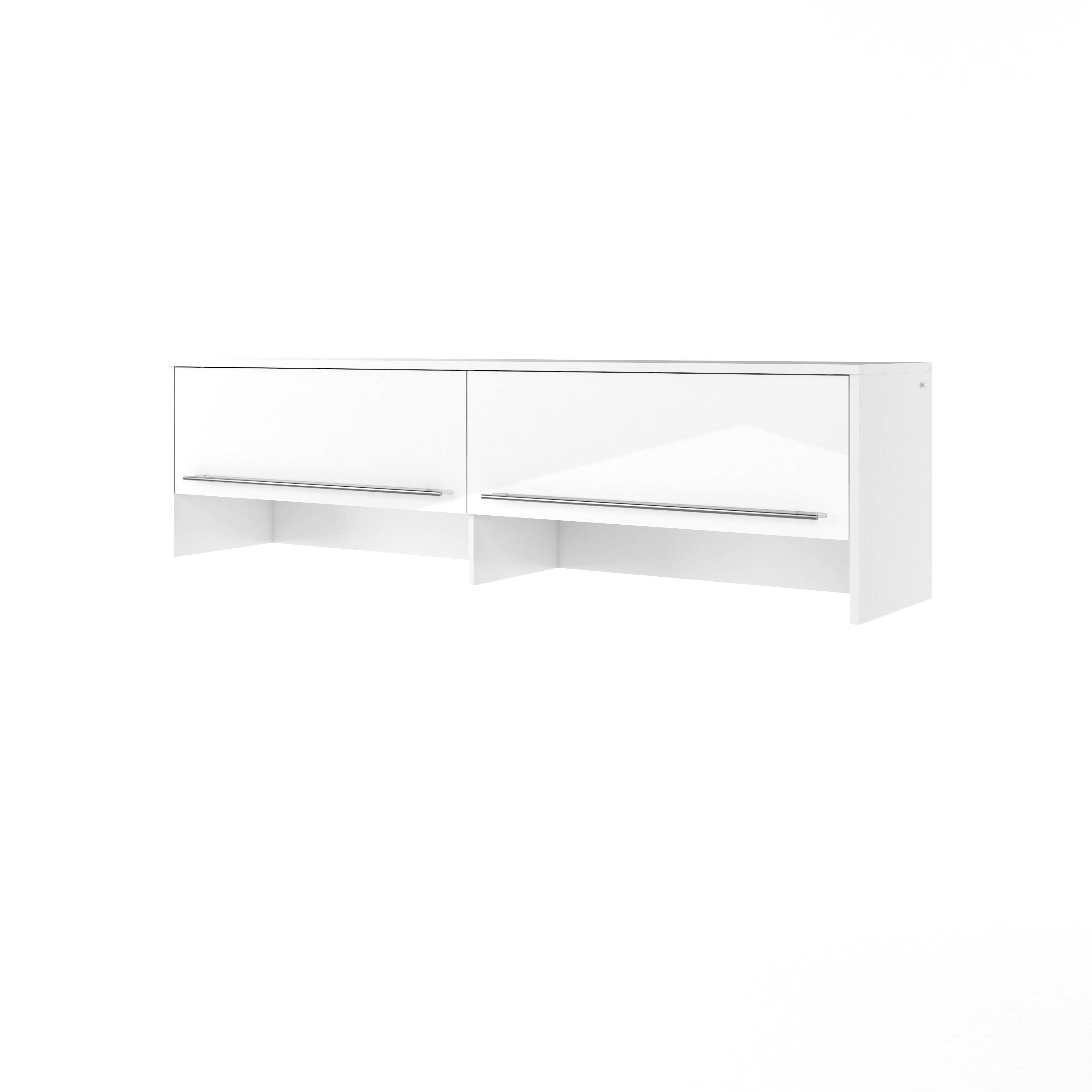 Over Bed Unit for ArtNest Horizontal Wall Bed Concept 140cm - White Matt