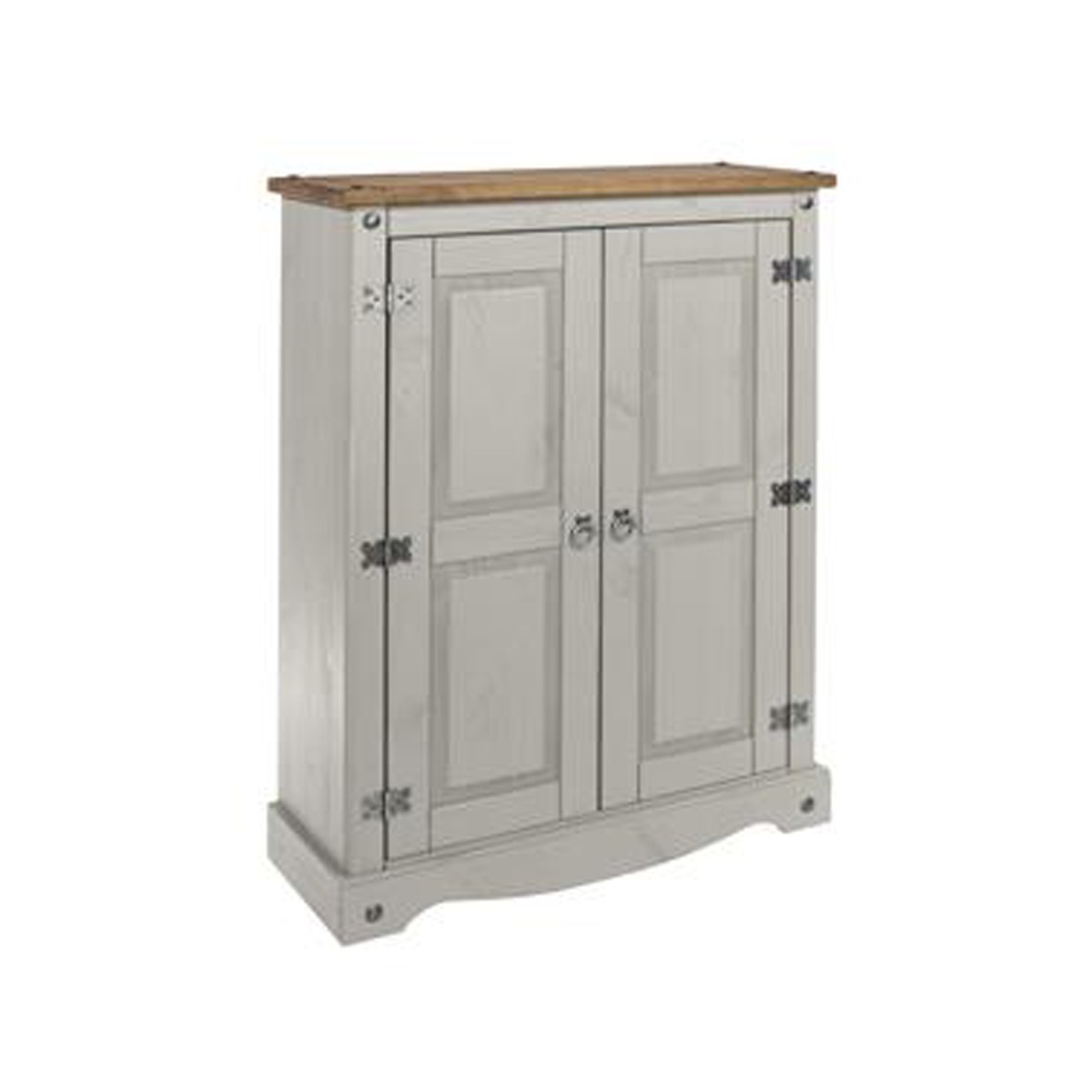 Corona 2 Door Cupboard Unit - Grey