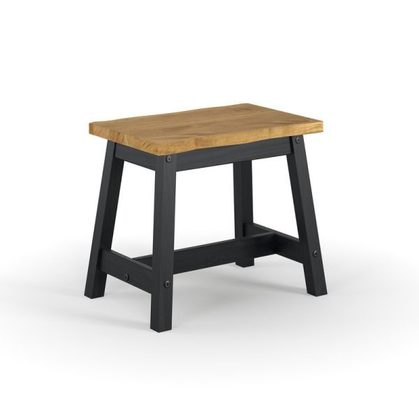 Kyla Live Edge Single Dining Bench Set 2 - Pine