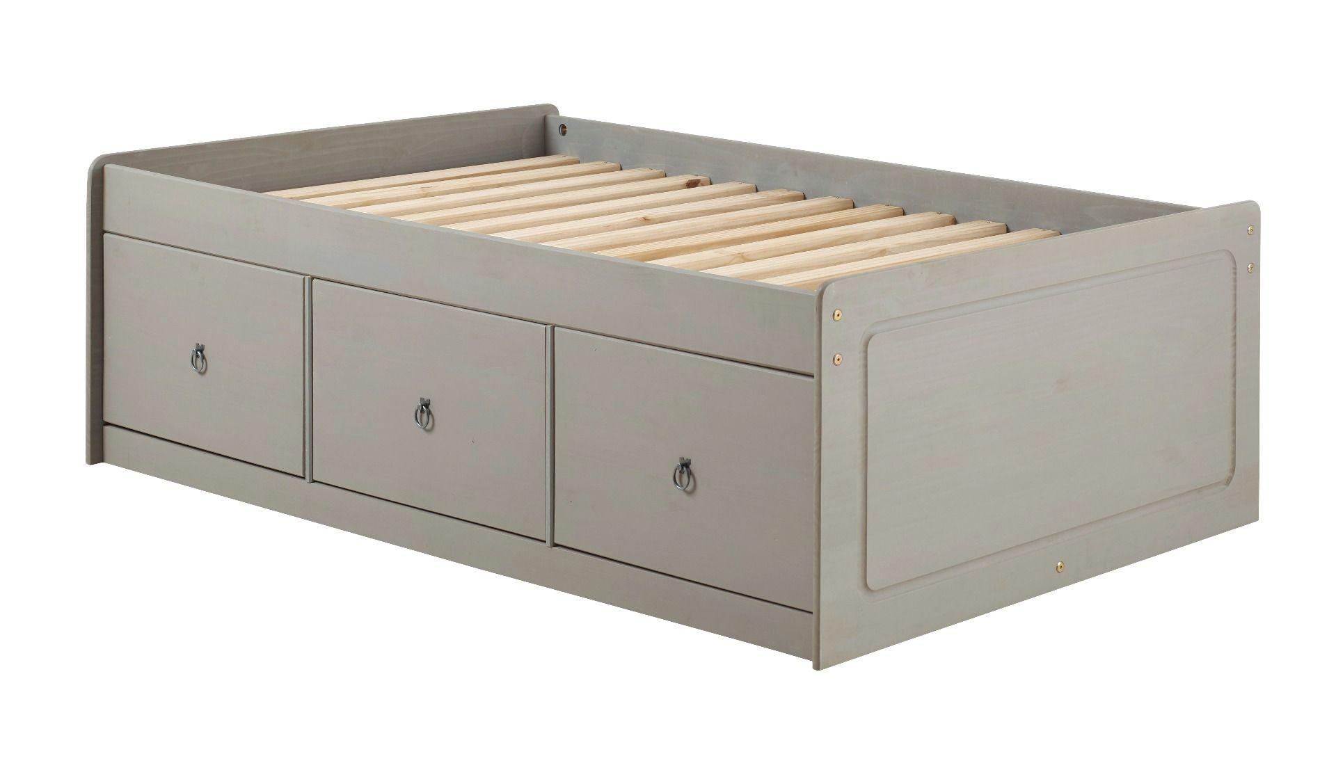 Corona Single Cabin Bed, - Grey Wax