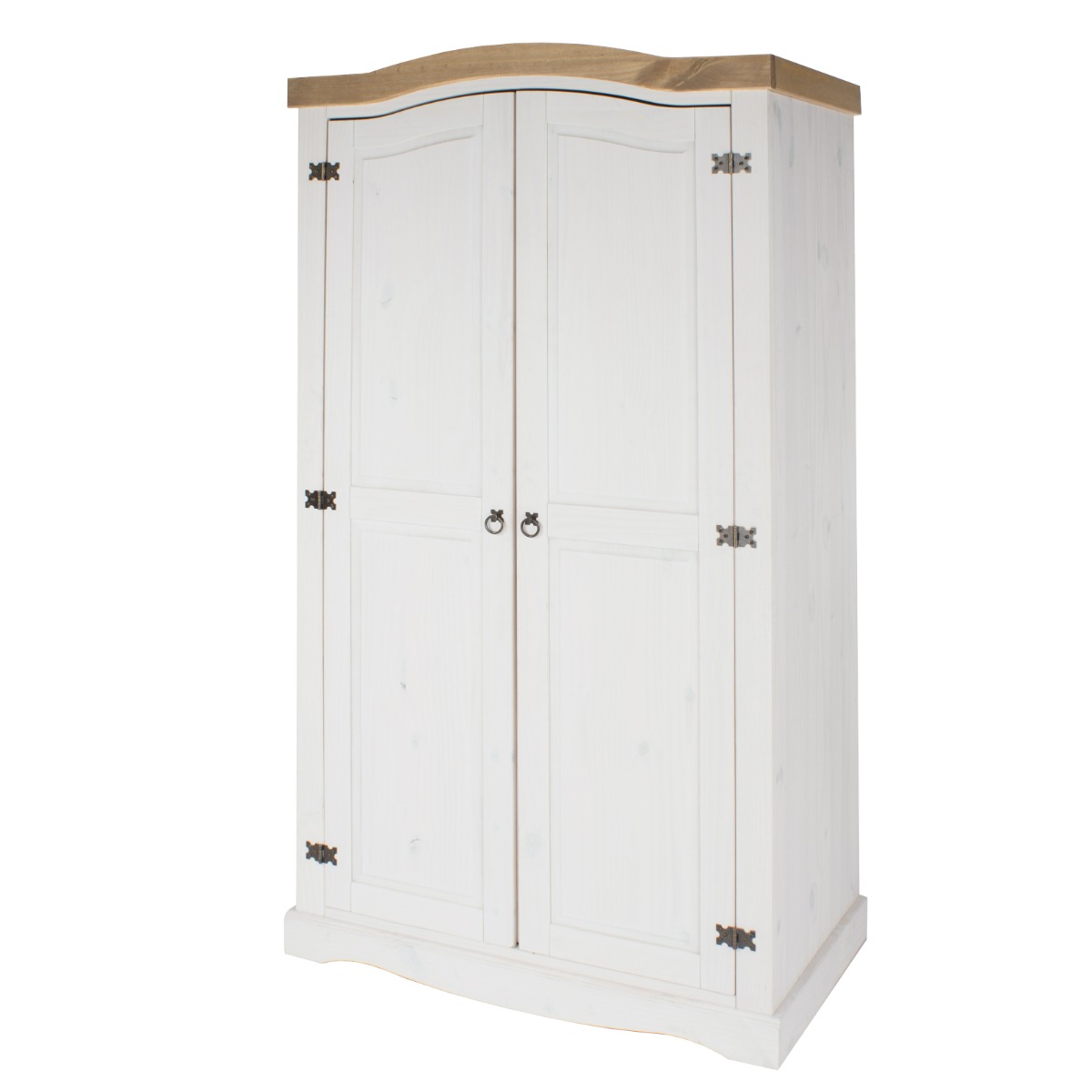 COBURG 2 Door Wardrobe White - 99.8cm