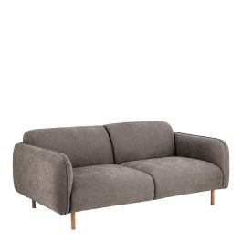2 Seater Sofa - WESTRYNE Fabric Sofa - Brown