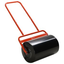 Combination Push/Tow Lawn Roller Filled with 38L Sand (62kg) or Water, Perfect for the Garden, Backyard 32 x 50cm Roller
