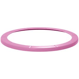 SPORTEDGE 8FT Trampoline Spring Cover, Plastic Trampoline Pad Replacement with Elastic Cord, Waterproof, UV Resistant and Tear-Resistant, Pink