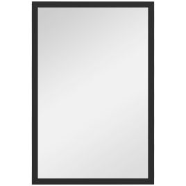 Scott Wall Mounted Bathroom Mirror 60 x 40 cm - Black