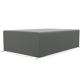 SUNVISTA Garden Furniture Cover, Waterproof 600D Oxford for Rectangular Sofa Set, Anti-UV, 245x165x66 cm, Dark Grey