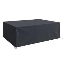 SUNVISTA Waterproof Garden Furniture Cover, 600D Oxford, UV-Resistant, 275x205x90cm - Black