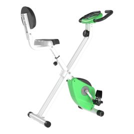 BLENWOOD Folding Exercise Bike with LCD Monitor - Green