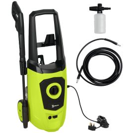 1800W High Pressure Washer, 150 Bar Pressure, 510 L/h Flow, High-Performance Portable Power Washer Jet Wash Cleaner for Garden, Car, Green