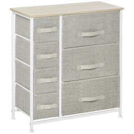 White Chest of Drawers - HERON Medium Chest 7 Drawers