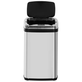 Scott 30L Stainless Steel Motion Sensor Bin - Silver Tone