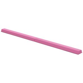 SOLVIK Folding Gymnastics Beam Fabric Anti Slip Base Home Training - Pink