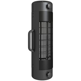 MERLAN Patio Heater Metal Electric Umbrella Parasol Mounted Garden Heater - Black