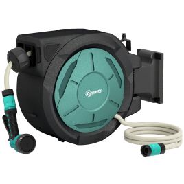 RIVARA PP Retractable Hose Reel - Black