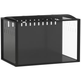 Harmoor Black Steel Hamster Cage with Openable Top - 51cm