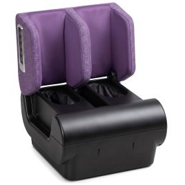 Jarix Purple Fabric Foot and Calf Massager with Heat - 38cm