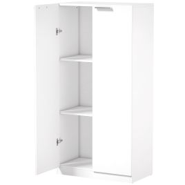 AURABRIDGE 120cm 3-Tier Filing Cabinet - White
