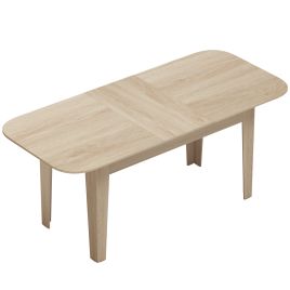 BLYFORD Extendable Oval Dining Table for 46 - Oak