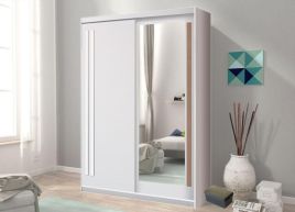 React Sliding Door Wardrobe 175cm - Anderson Pine